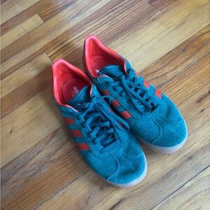 Adidas Green and Red Sneakers